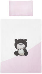 Belisima 3-részes ágyneműgarnitúra Belisima LILO & LU 90/120 rózsaszín - pindurka