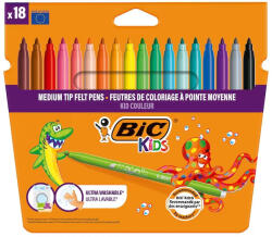 BIC Carioci ultralavabile kid coulur BIC 9375081, 18 culori (BC9375081)