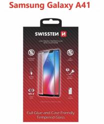 SWISSTEN Case Friendly Samsung Galaxy A41 üvegfólia - fekete (54501772)