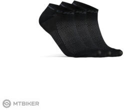 Craft CORE Dry Shaftless zokni, 3 pár, fekete (EU 40-42)