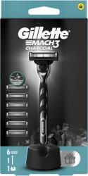 Gillette Mach3 Charcoal + fej 6 db