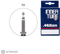 Mitas 700 x 23C - 28C zuhany, 47 mm-es visszacsapó szeleppel