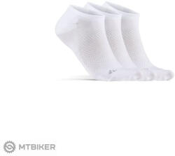 Craft CORE Dry Footies zokni, 3 pár, fehér (EU 40-42)