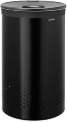 Brabantia Кош за пране, 60 л, матовочерен, стомана, Brabantia (BRAB242380)