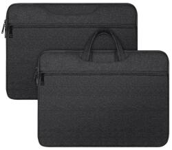 Dux Ducis LBTC kézitáska álló LAPTOP/NOTEBOOK/TABLET (univerzális, textil, kézpánt, 14-15.4" méret) FEKETE GP-157348 (GP-157348)