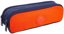 COOLPACK Penar școlar Cool Pack Clio - 2 fermoare, portocaliu și albastru (F069644) Penar