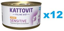 KATTOVIT Feline Diet Sensitive Chicken Csirke 12x85 g