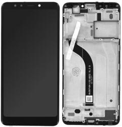 Xiaomi 560610024033 Gyári Xiaomi Redmi 5 fekete LCD kijelző érintővel keretes, előlap (560610024033)