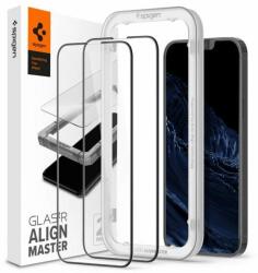 Spigen AlignMaster Full Coverage Tempered Glass Apple iPhone 13 Pro Max kijelzővédő 2db (AGL03377) (AGL03377)