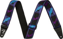 Fender Neon Monogrammed Strap Blue and Purple
