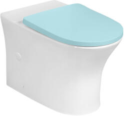 SAPHO Bruckner Leon vario kifolyású Rimless álló kerámia WC csésze, fehér 201.421. 4 (201.421.4)
