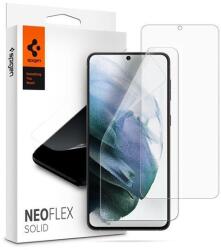 Spigen AFL02549 SPIGEN NEOFLEX SOLID képernyővédő fólia 2db (full screen, íves részre, öntapadó PET, nem visszaszedhető) ÁTLÁTSZÓ [Samsung Galaxy S21 (AFL02549)