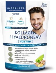 Interherb Kollagén Hyaluronsav For Men gyömbér-lime italpor - 396g - bio