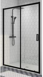 Water Fun Elche || 130 Negru Ușă de duș, 190cm, 6mm (ZBE-1319) - baiedevis