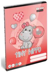 Lizzy Card Tiny Hippo vízilovas füzet - 2. osztályos vonalas - A5 - 16-32 (LIZ-24143263)