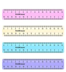 Erich Krause Erick Krause műanyag vonalzó - 15 cm - pasztell szín - többféle (49558-4630073358430-1DB) - lurkojatek