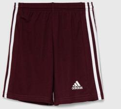adidas Performance gyerek rövidnadrág SQUAD 21 SHO bordó, mintás, állítható derekú, GN8081 - burgundia 128