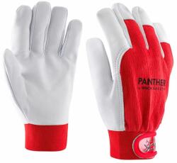  Manusi piele de capra Rock Safety, bumbac, rosu, diverse marimi (RK45150)