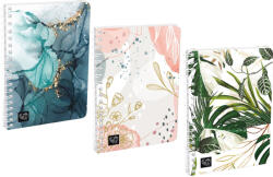 Lizzy Card Love spirál füzet A/5, kockás, 80 lapos, Fresh, többféle minta (LIZ-24167199)