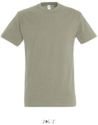 SOL'S Férfi IMPERIAL környakas rövid ujjú pamut póló, SOL'S SO11500, Khaki-XS (so11500kh-xs)