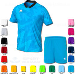 ERREA PETER & NEW SKIN SET futball mez + nadrág SZETT - cián