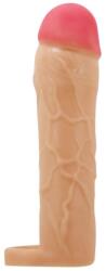 Pretty Love Manson Penis Pretty Love Hani, Extensie Realista cu Inel, TPE, 18 cm