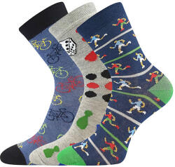 BOMA 3PACK șosete copii Boma multicolore (057-21-43XIII-mix-B) 25/29 (171369)