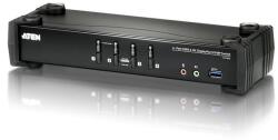ATEN 4 portos USB 3.0 4K Displayport KVMP switch + kábel (CS1924-AT-G)