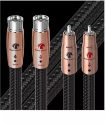 AudioQuest Black Beauty RCA analóg összekötő kábel 1.5m
