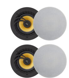 Lithe Audio 6.5" Bluetooth-os aktív mennyezeti hangszóró + Lithe Audio 6.5″ passzív mennyezeti hangszóró