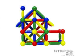 Play-Learn Csövek és golyók - építőelemek (75 db) (PLR72GA)