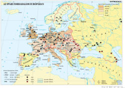 Stiefel Az ipari forradalom Európában (140 x 100 cm) iskolai történelmi falitérkép (D212-L)