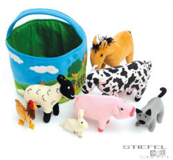 TTS Plüss farm állatok kosárral (TTS-EY04249)