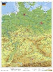 Stiefel Németország, domborzati + vaktérkép DUO (német nyelvű) (27450)