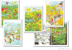 Stiefel Tavasz, Nyár, Ősz, Tél évszakok és Változó világ öt részes oktatótabló csomag (70027-67)