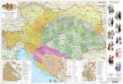 Stiefel Osztrák-Magyar Monarchia mini falitérkép (33267FLH)