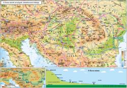  A Duna - menti országok ( domborzati térkép) (943107)