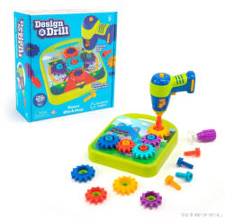 Learning Resources Design & Drill® Gears Workshop játékkészlet (LR-EI-4104)