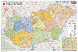 Stiefel Magyarország közigazgatása/Magyarország autótérkép duo könyöklő (DUO387827K)