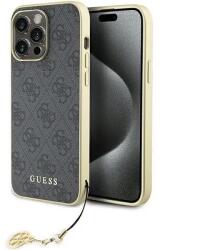 GUESS Husa Guess 4G Charms Collection case for iPhone 15 Pro Max - gray - vexio