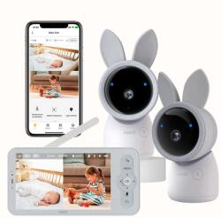 Arenti 3MP/2K Wi-Fi Video Baby Monitor Kit with dual cameras and LCD Screen (AInanny-2cam-Kit)