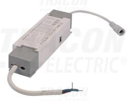 TRACON Dimmelhető LED meghajtó 48 W-os panelekhez 200-240 VAC, 0, 34 A / 9-42 VDC, 1400 mA, 1-10 V (LPCC48W110D)