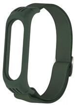 GIGAPACK GP-110032 Xiaomi Mi Band 6 / Mi Band 5 / MI Band 4 sötétzöld textil óraszíj (GP-110032)