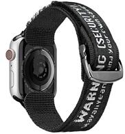 DUX DUCIS GP-137699 Apple Watch Ultra 2 49mm / Watch Series 9 45mm / Watch Series 2 42mm fekete nylon óraszíj (GP-137699)