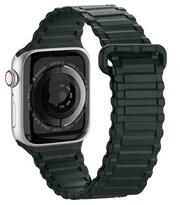 DUX DUCIS GP-137721 Apple Watch Ultra 2 49mm / Watch Series 9 45mm / Watch Series 3 42mm sötétzöld szilikon óraszíj (GP-137721)