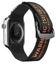 DUX DUCIS GP-137696 Apple Watch Ultra 2 49mm / Watch Series 9 45mm / Watch Series 1 42mm narancs nylon óraszíj (GP-137696)