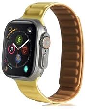 GIGAPACK GP-142782 Apple Watch Series 9 41mm / Watch Series 8 41mm / Watch Series 7 41mm sárga szilikon óraszíj (GP-142782)