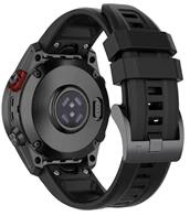 GIGAPACK GP-149203 Garmin Fenix 7S Solar / Fenix 7S Sapphire / Fenix 7S Pro Solar 20mm fekete szilikon óraszíj (GP-149203)