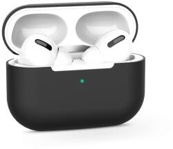 Haffner Tok Haffner szilikon védőtok - Apple AirPods Pro 1/2 fülhallgatóhoz - fekete - ECO