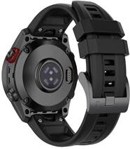 GIGAPACK GP-149217 Garmin Epix Pro (Gen2) 47mm / Fenix 7 Solar / Fenix 7 Sapphire 22mm fekete szilikon óraszíj (GP-149217)